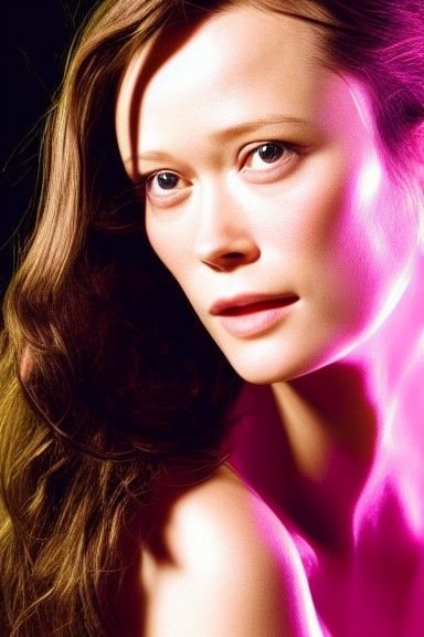 Summer Glau Portrait in David Lachapelle Style