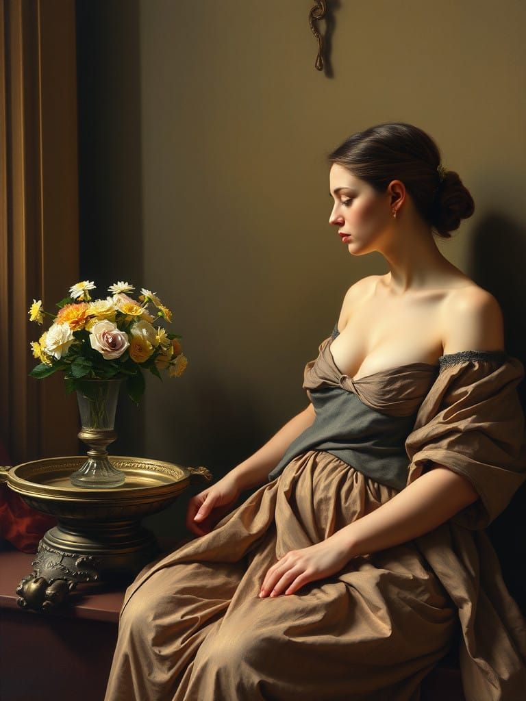 Elegant Realism in Earthy Tones