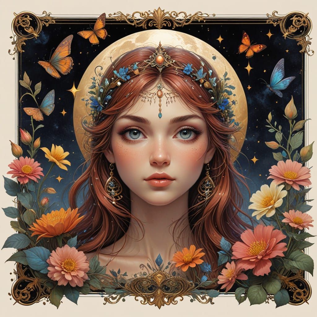 Dreamy Visigoth Anime Art in Elegant Hyper-Realistic Style