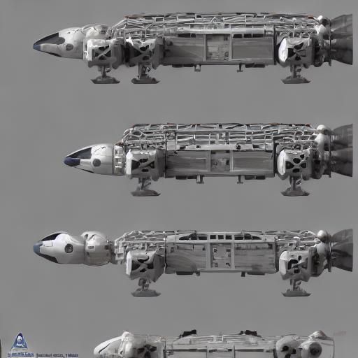 Space 1999 Eagle Landing: Detailed Matte Painting