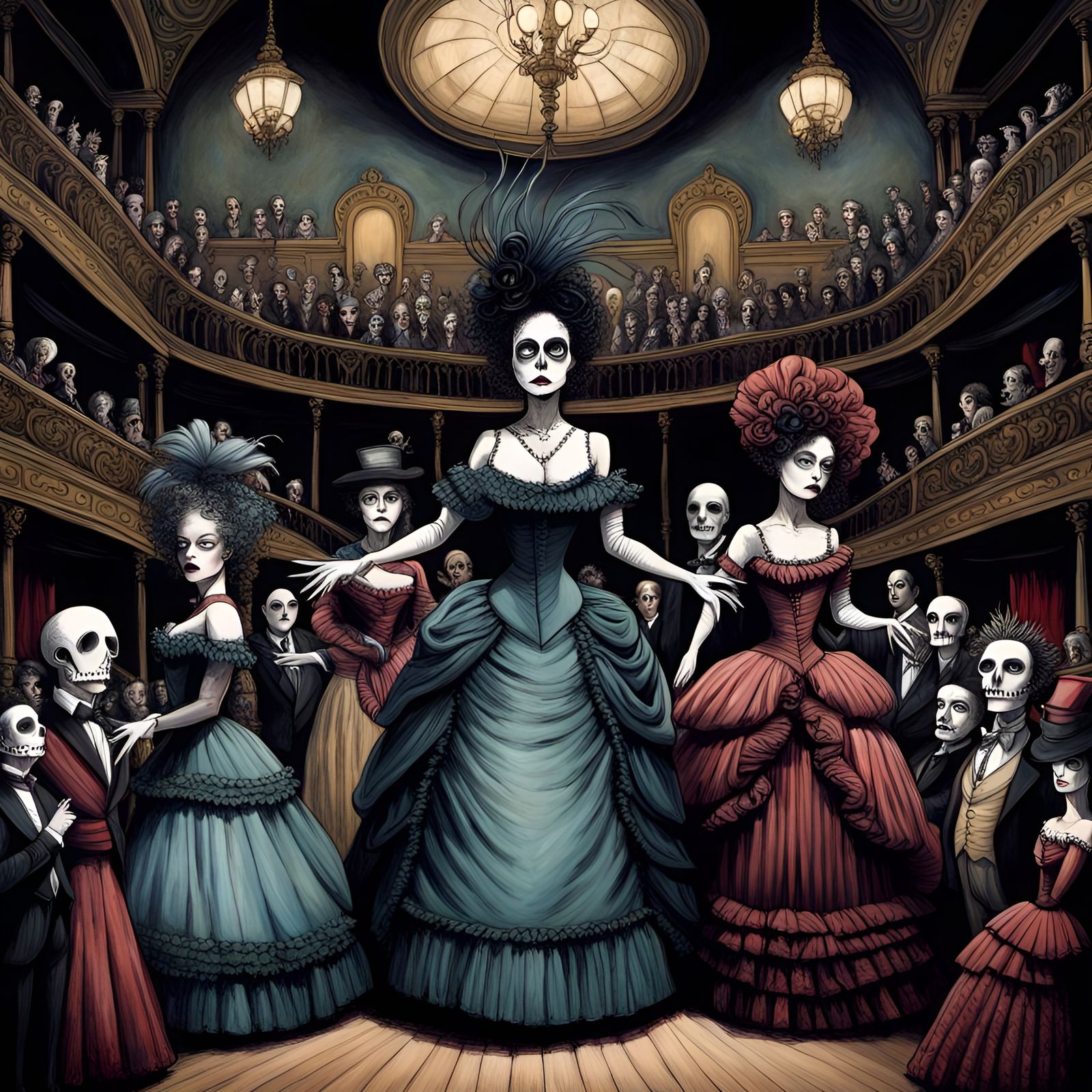 Surreal Grand Opera House in Burton Style