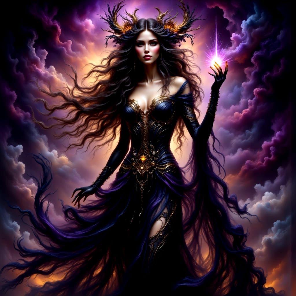 Ethereal Goddess Demeter in Hyperkraximalismus Style