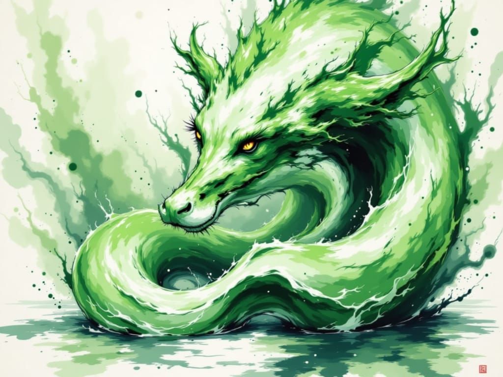 Serpent Uncoils Through Ancient Trees in Japanese-Inspired A...