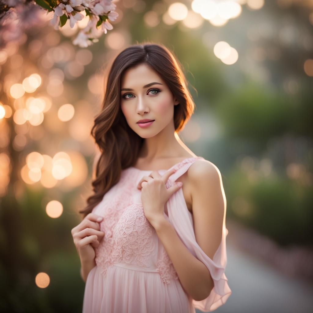 Feminine Portrait in Professional Photography Style