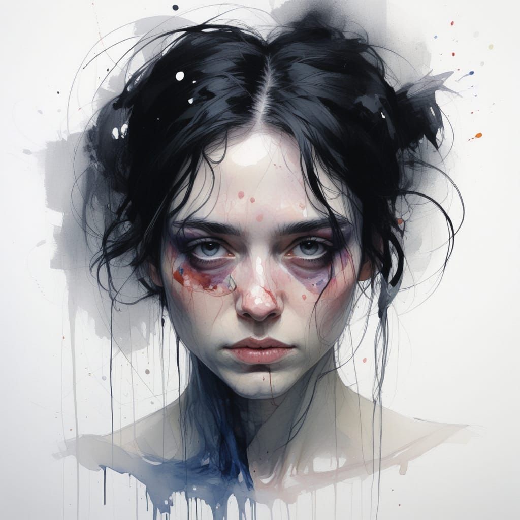 Dark Fantasy Landscape in Grimdark Style