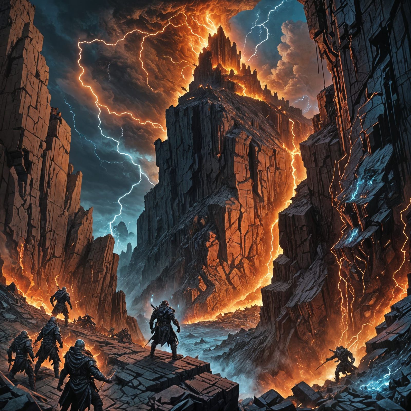 Apocalyptic Scene: Gog and Magog Unleashed