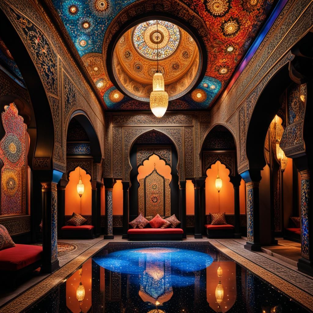 Moroccan Riad 2 (Crystal Clear)