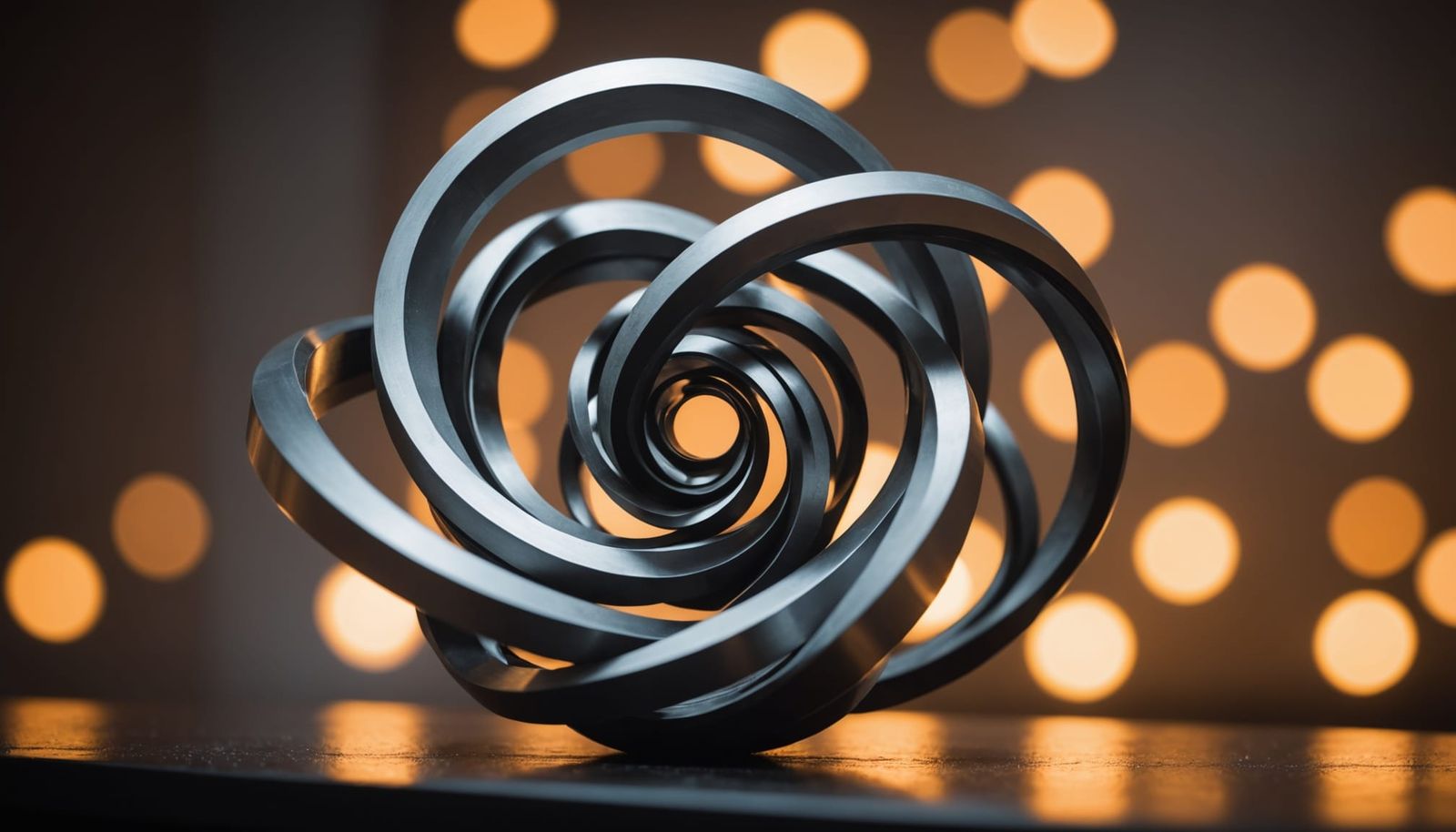 Ethereal Sculptural Form in Motion