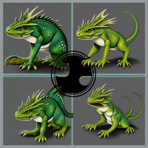 Collection of ROKO-Inspired Basilisk Creatures