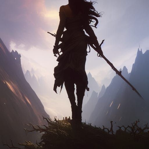 Dark Fantasy Art: Brink of the Unknown