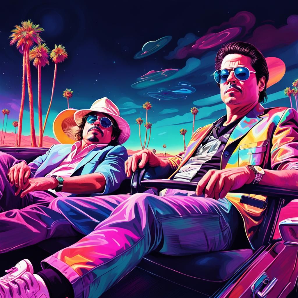 Fear and Loathing: A Hypermodern Astral Illustration