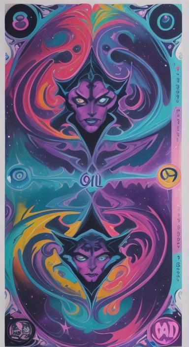 Cosmic Guardian Wraith in Pop Art Style