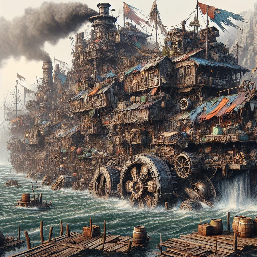 Steam-Powered Water City