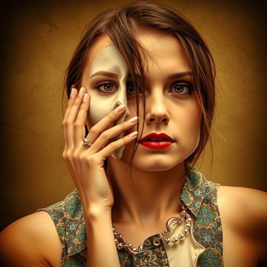 Moody Cinematic Portrait with Intricate Details