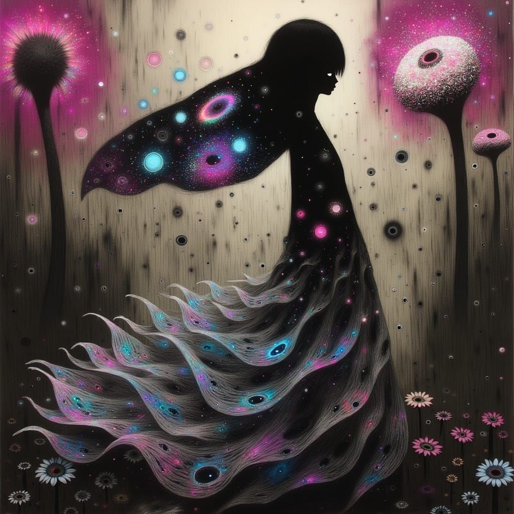 Dreamlike Pixie in Vibrant Anime-Inspired World