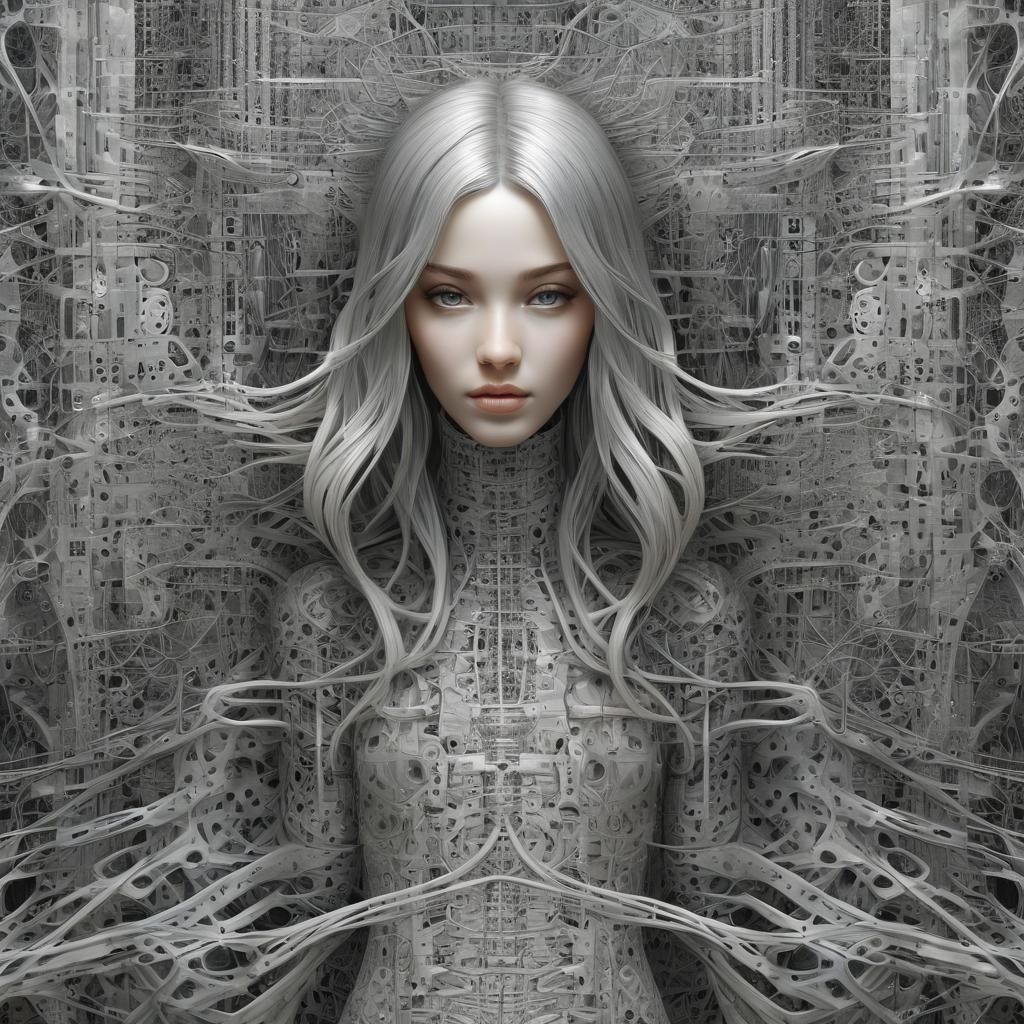 Perceptron Algorithm as Digital Art