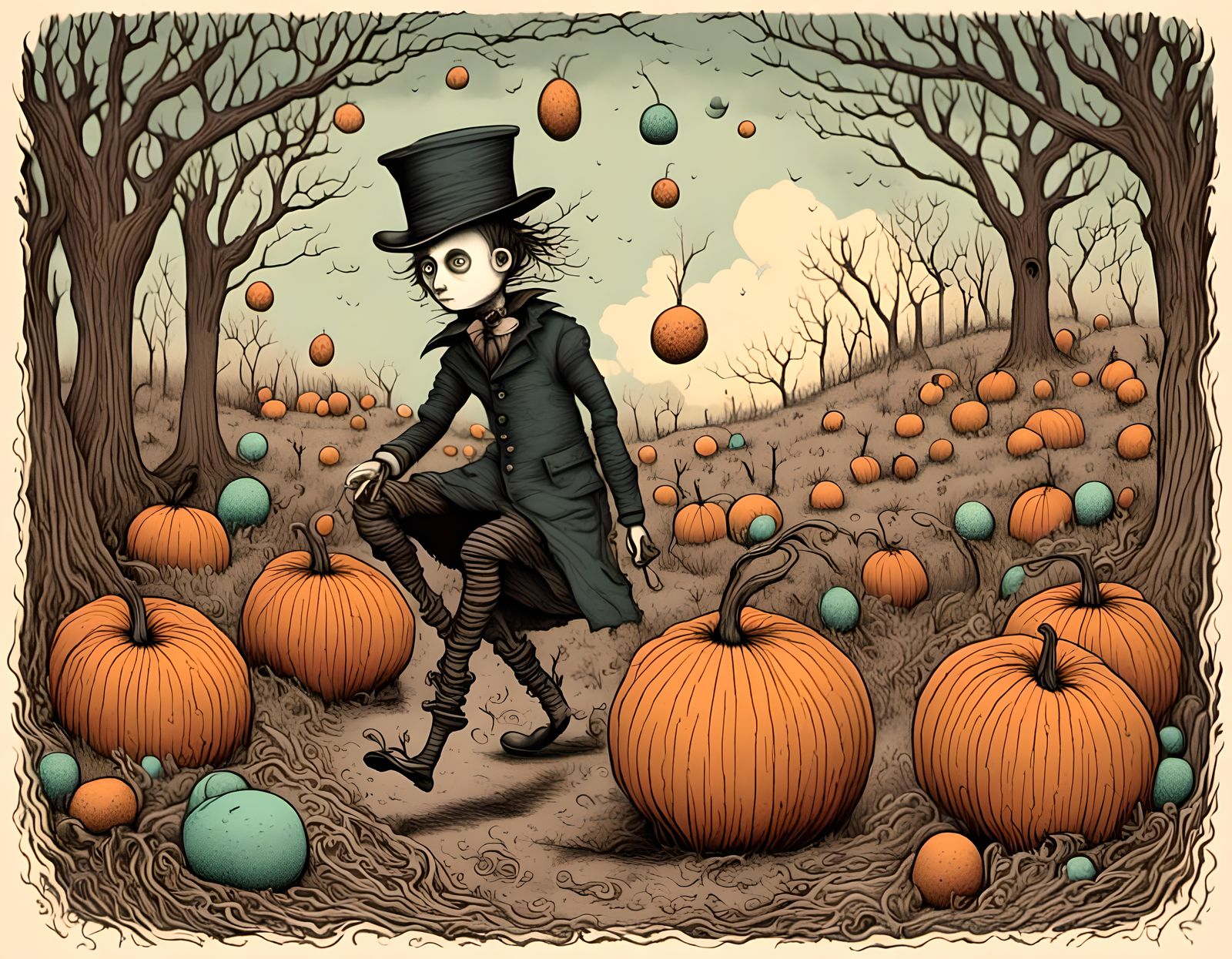 Quirky Boy's Dystopian Steampunk Easter Egg Hunt