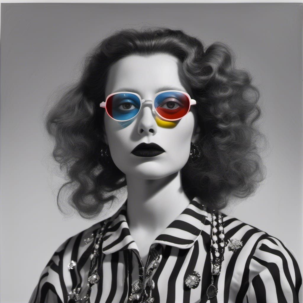 Punk Baroque Band Ad with Mohawk Periwig