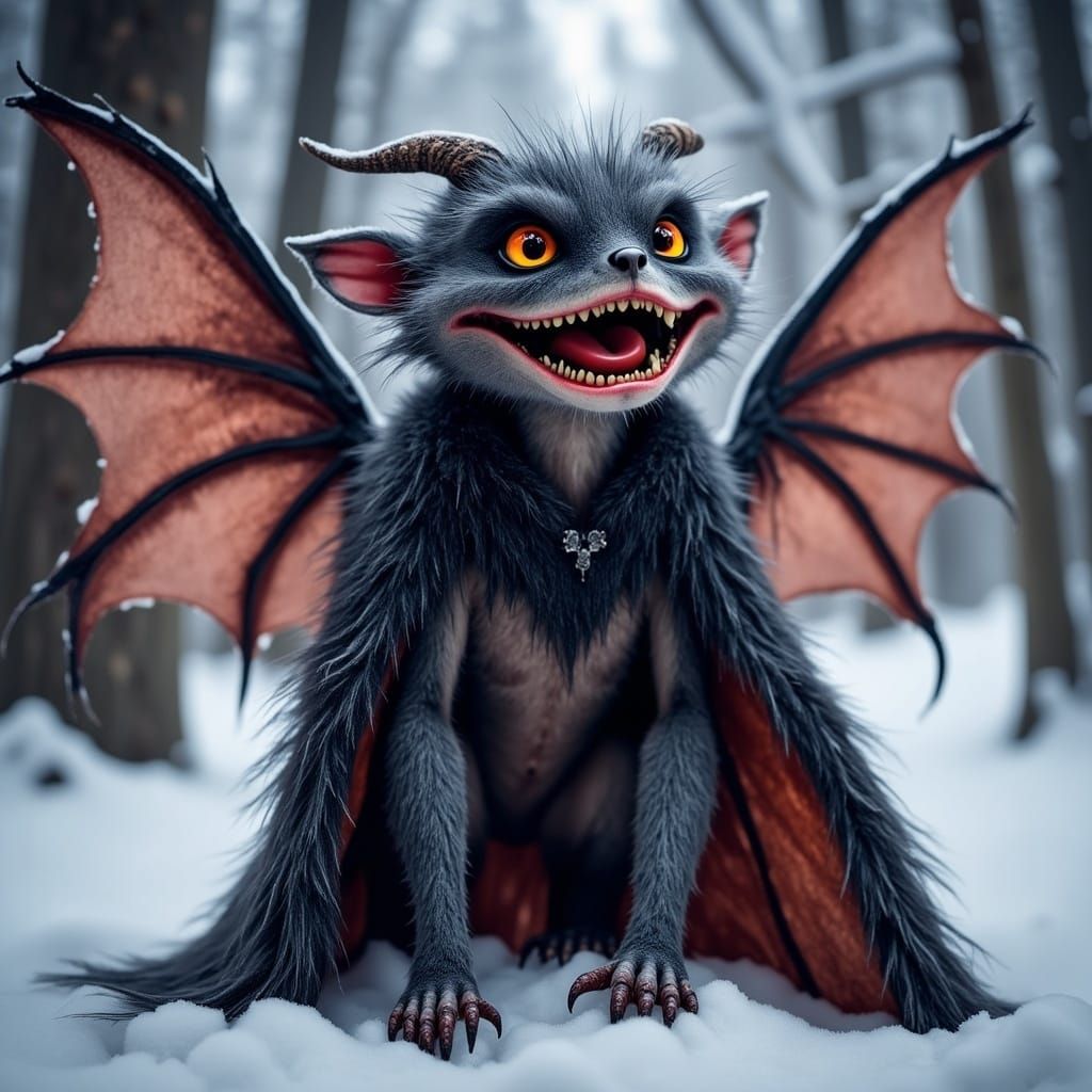 Fae Nibblers with Oversized Teeth and Fuzzy Wings