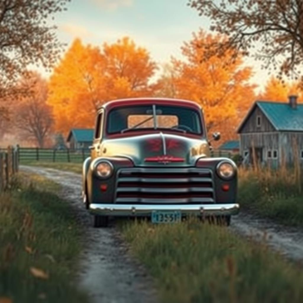 1948 Chevy 3100 Pickup Truck in Autumn Vermont