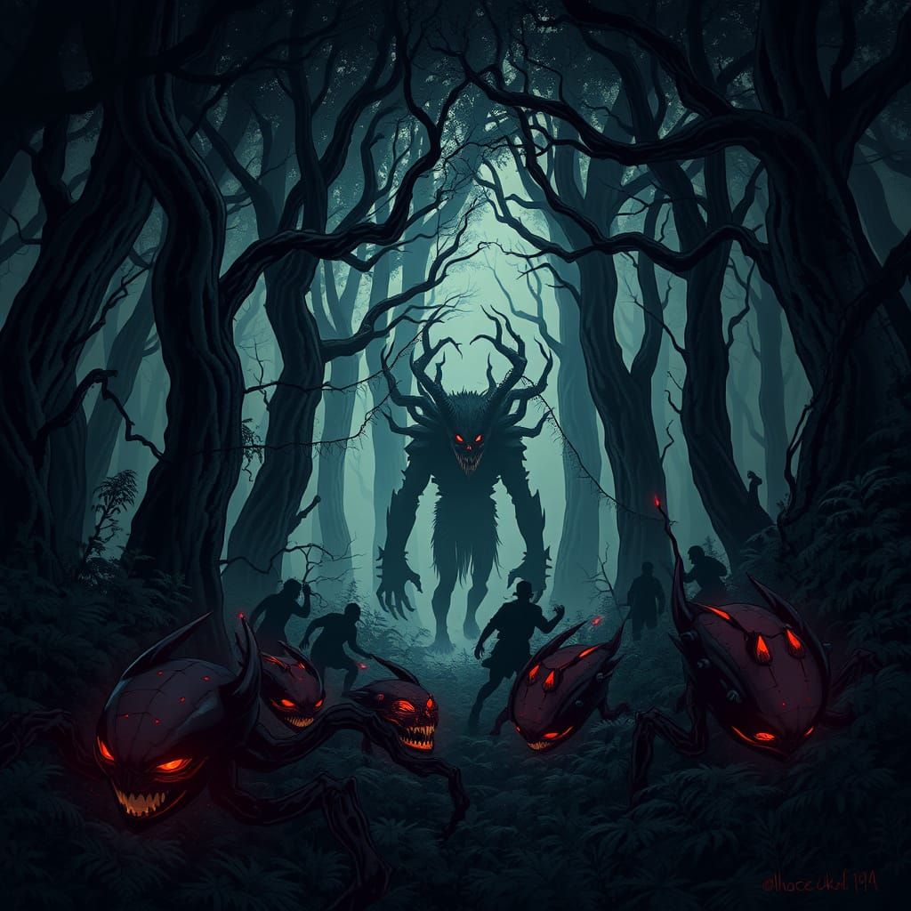 ominous forest