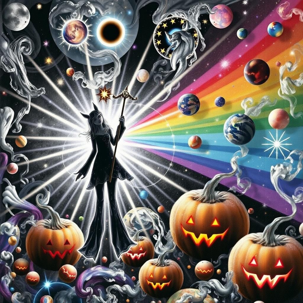 Ethereal Sagittarius Centaur in Cosmic Starlight