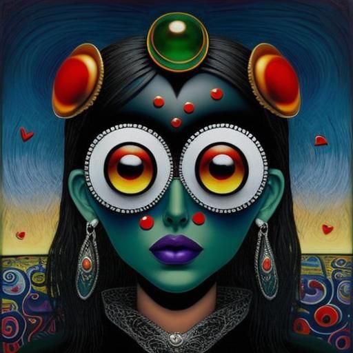 Surreal Lost Love in Expressionist Style