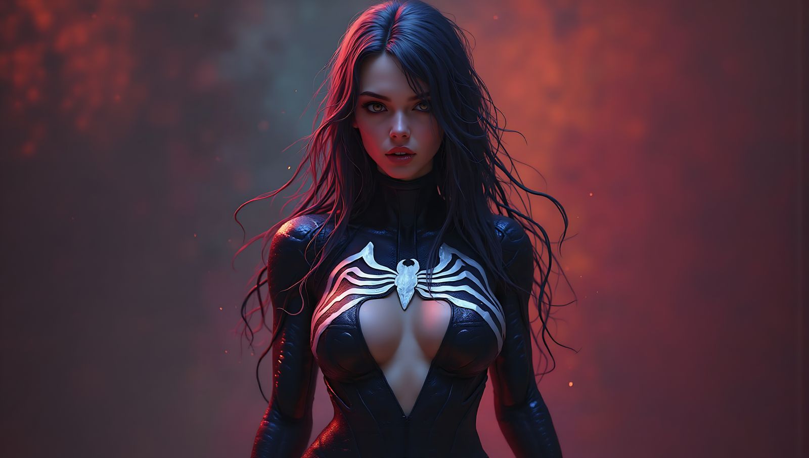 Glowing Symbiote Goddess Reveals Her Fiery Form