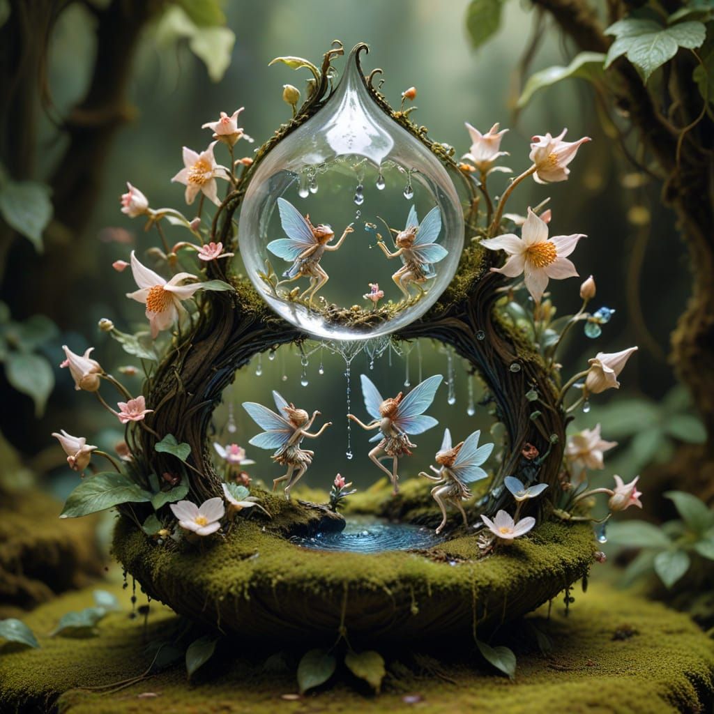 Fairies' Grand Ball in Dewdrop, Splash Art