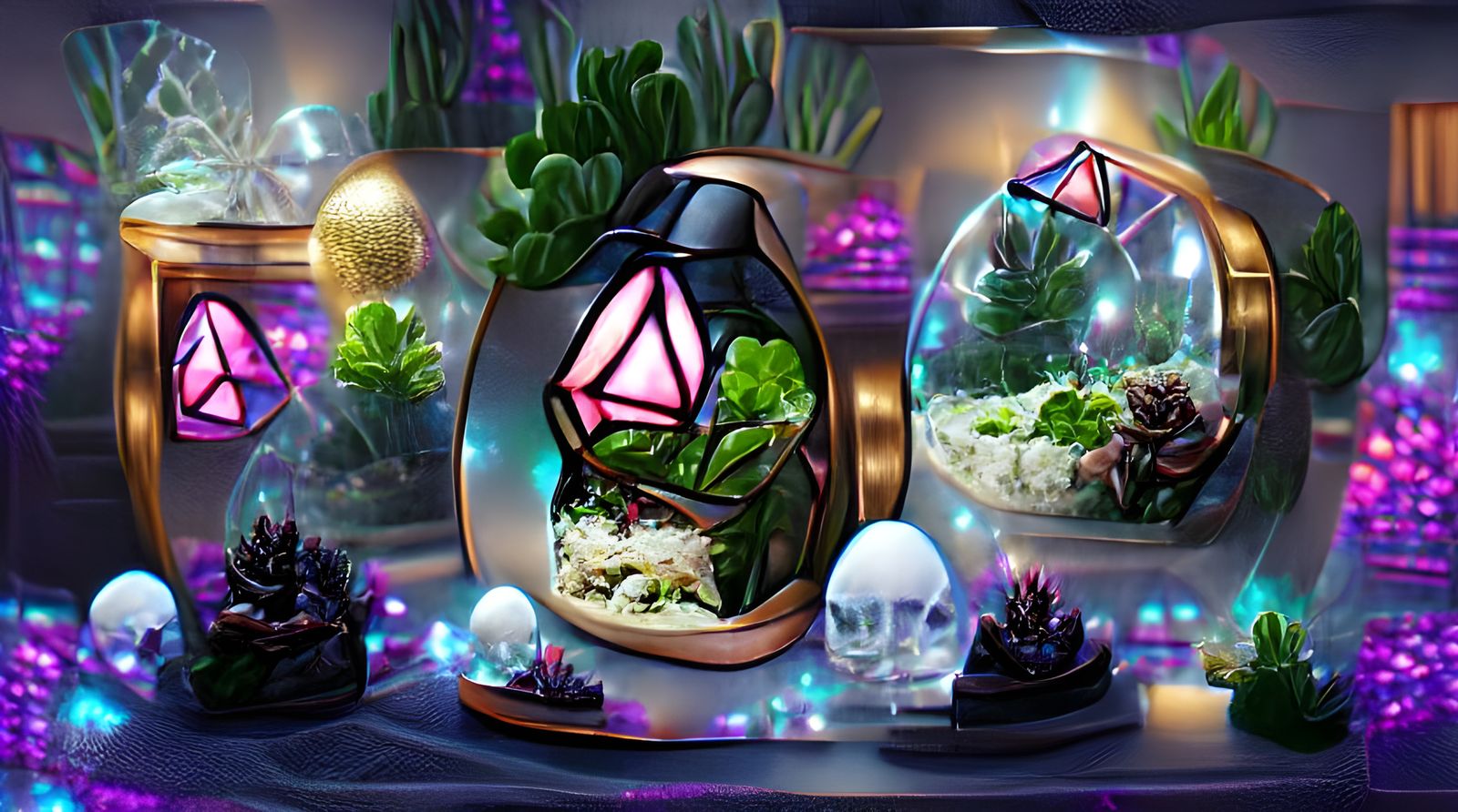 Mystic Deco-Luxe Terrarium