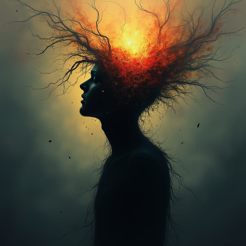 Internal War Abstract Expressionism Song Cover