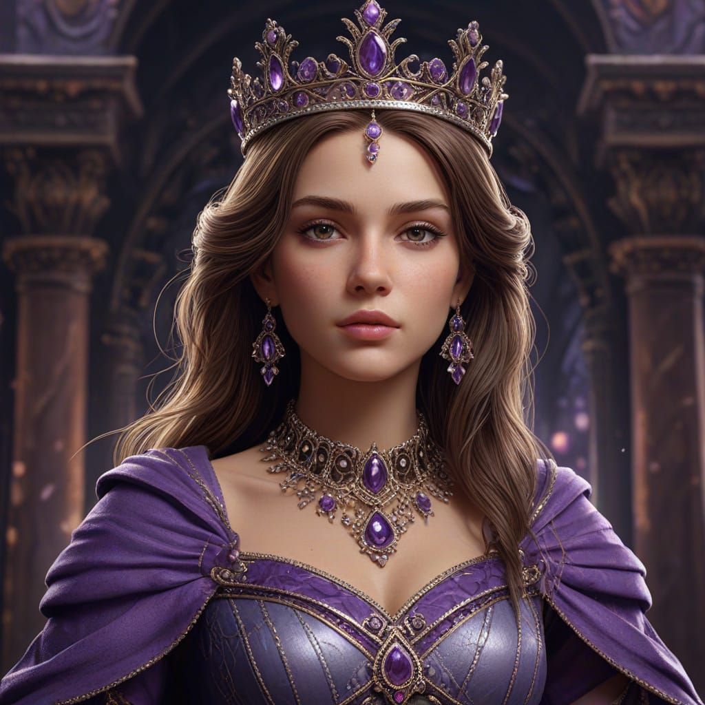 Regal Princess in Amethyst Majesty