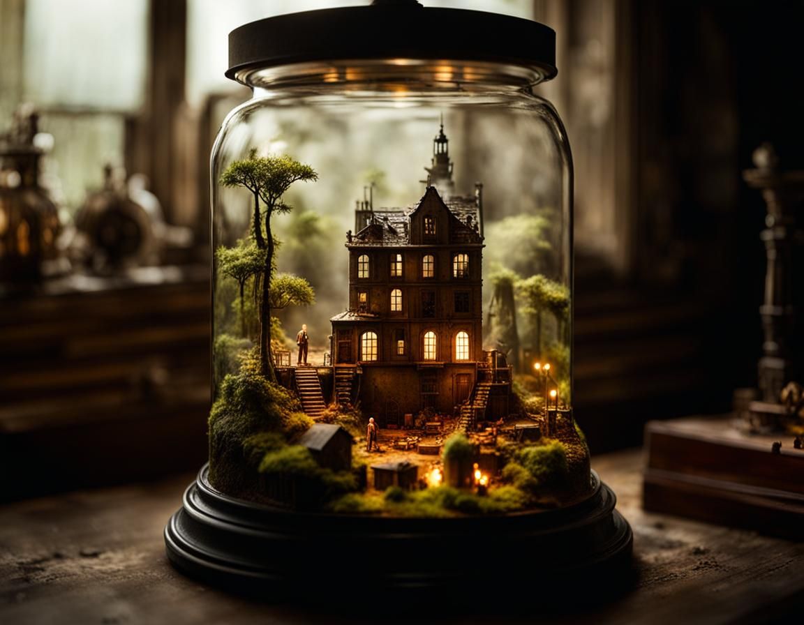 Cronenberg Body Horror Factory in Terrarium