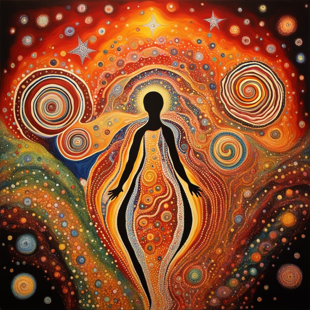 Star Nursery Dreamtime: An Impasto Oil Painting