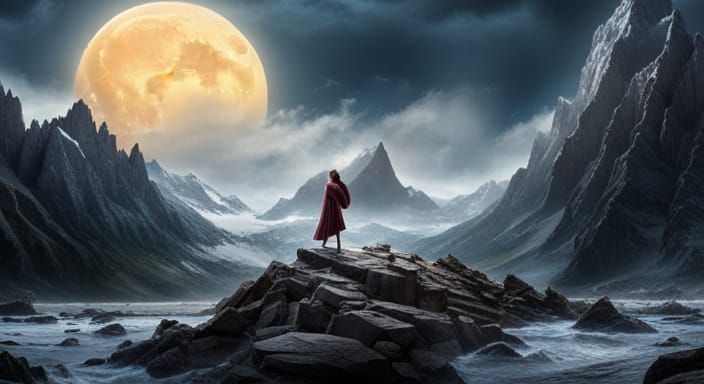 Epic Cinematic View: The Moon is a Harsh Mistress