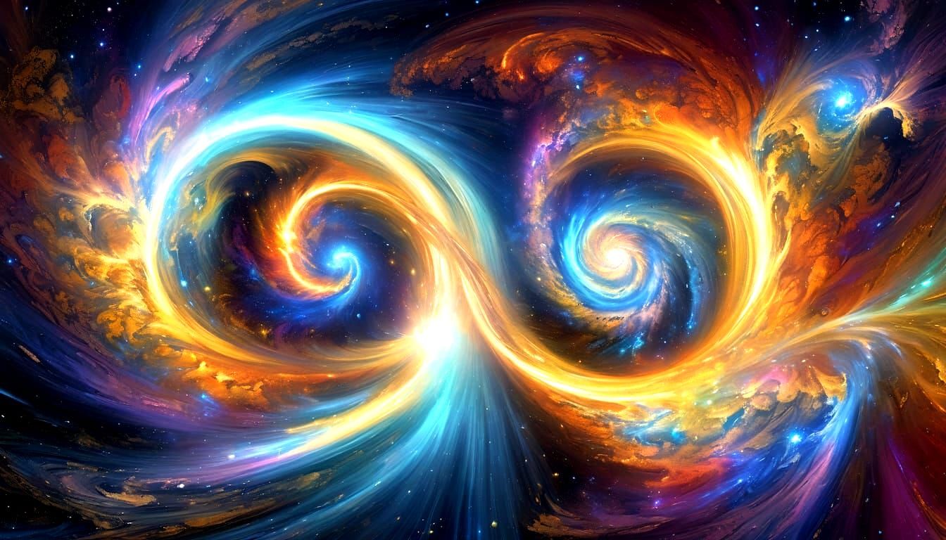 Cosmic Plasma Symphony: Star Formation Vortex Tunnel