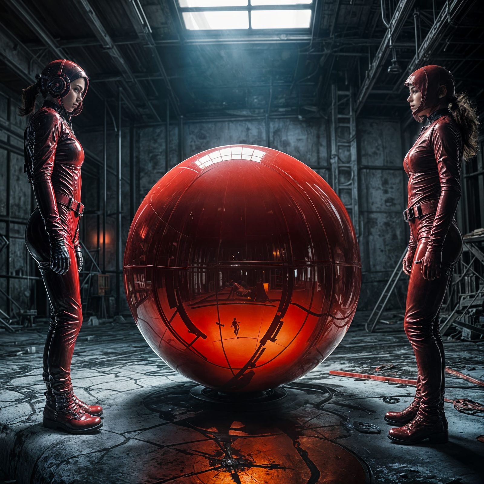 Trapped in a Hyperrealistic Latex Sphere