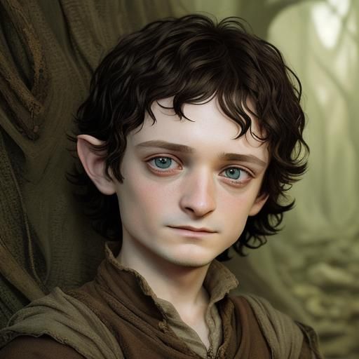 Elijah Wood as Frodo Baggins