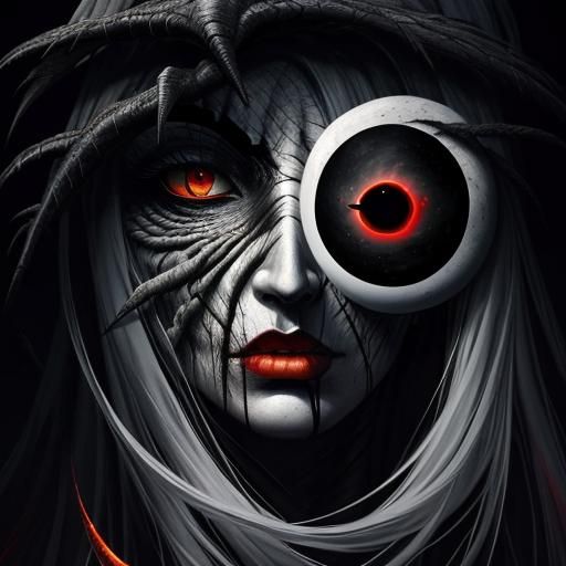 Surreal Bird Portrait with Swampy Landscape