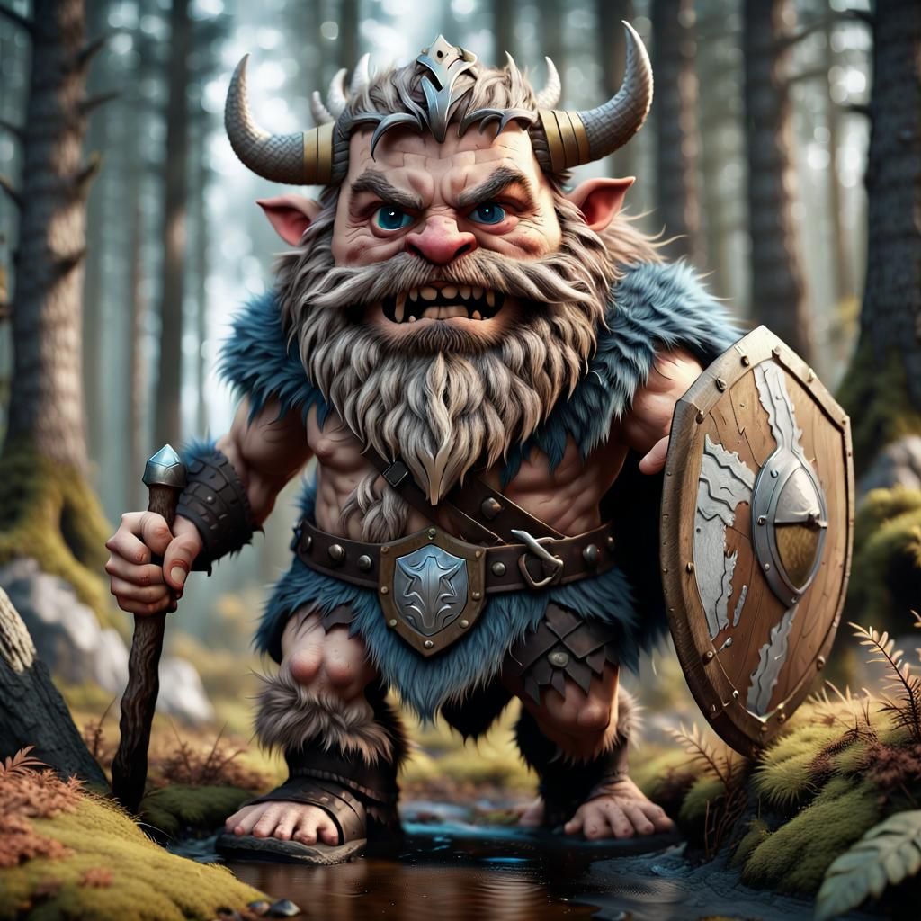 I'm an ugly tiny hairy Viking