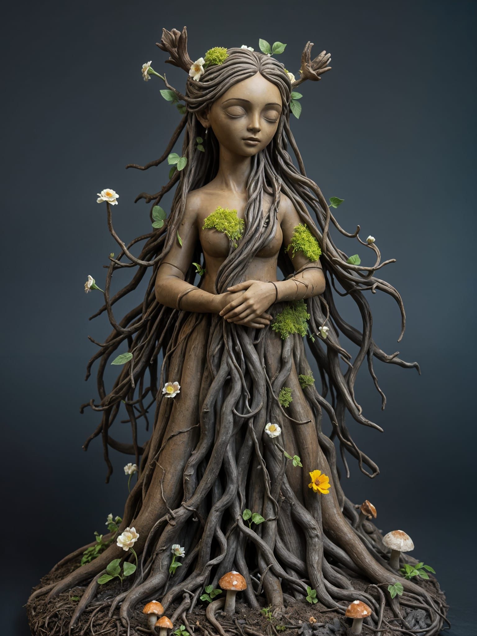 Earthy Goddess of Nature's Harmony