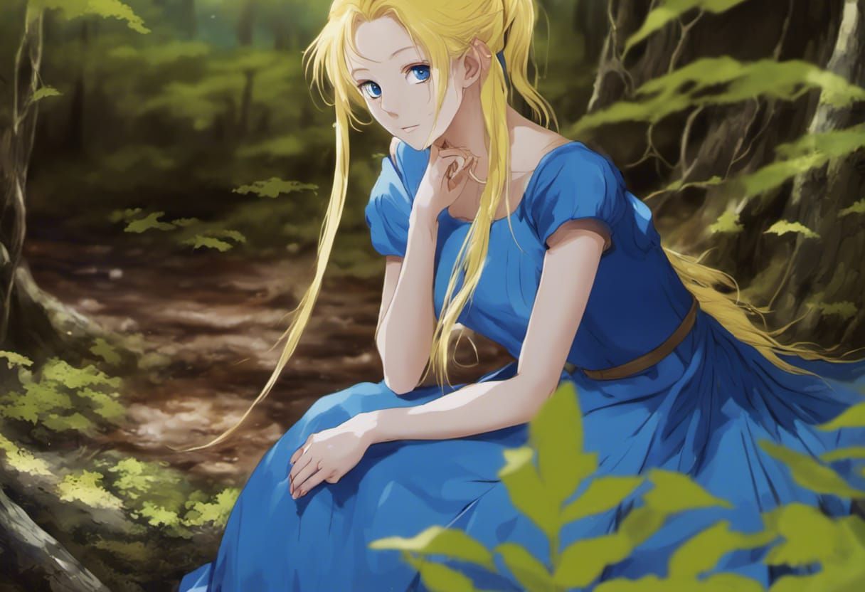 Rin Sits in the Forest