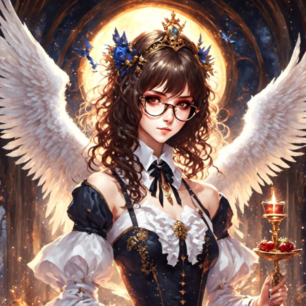 Anime Bishojo: Vampire Witch Goddess Close-up