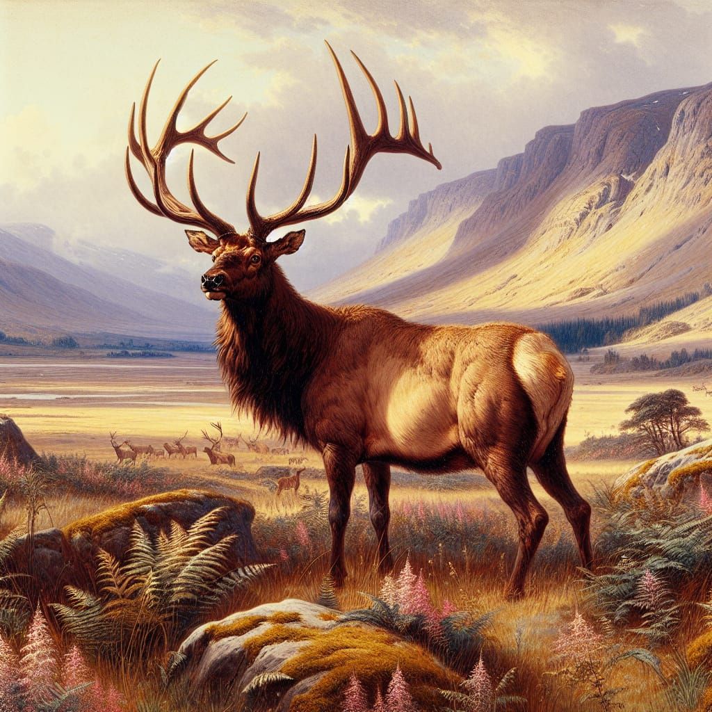 Irish elk (Megaloceros giganteus)
