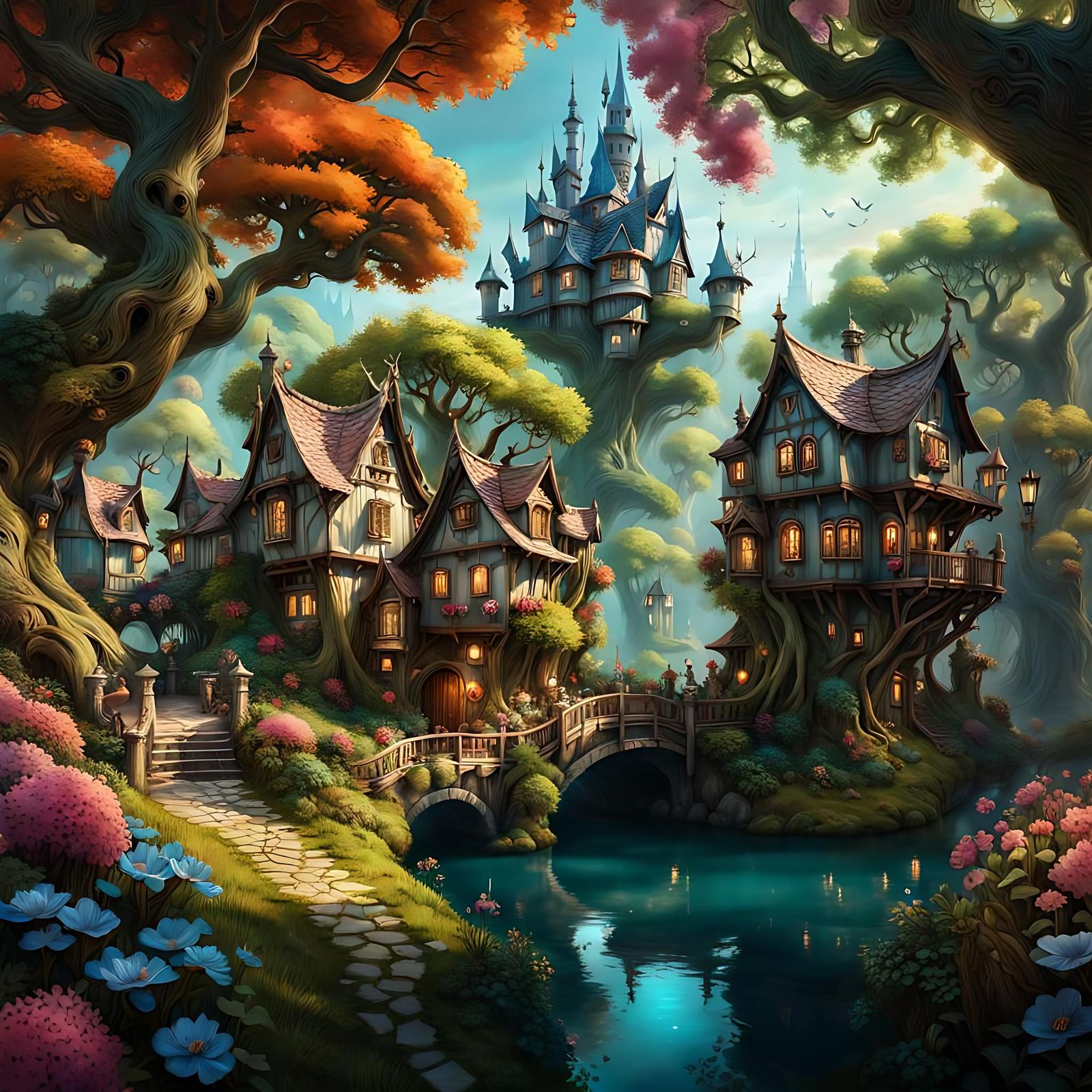 The fairy village ...