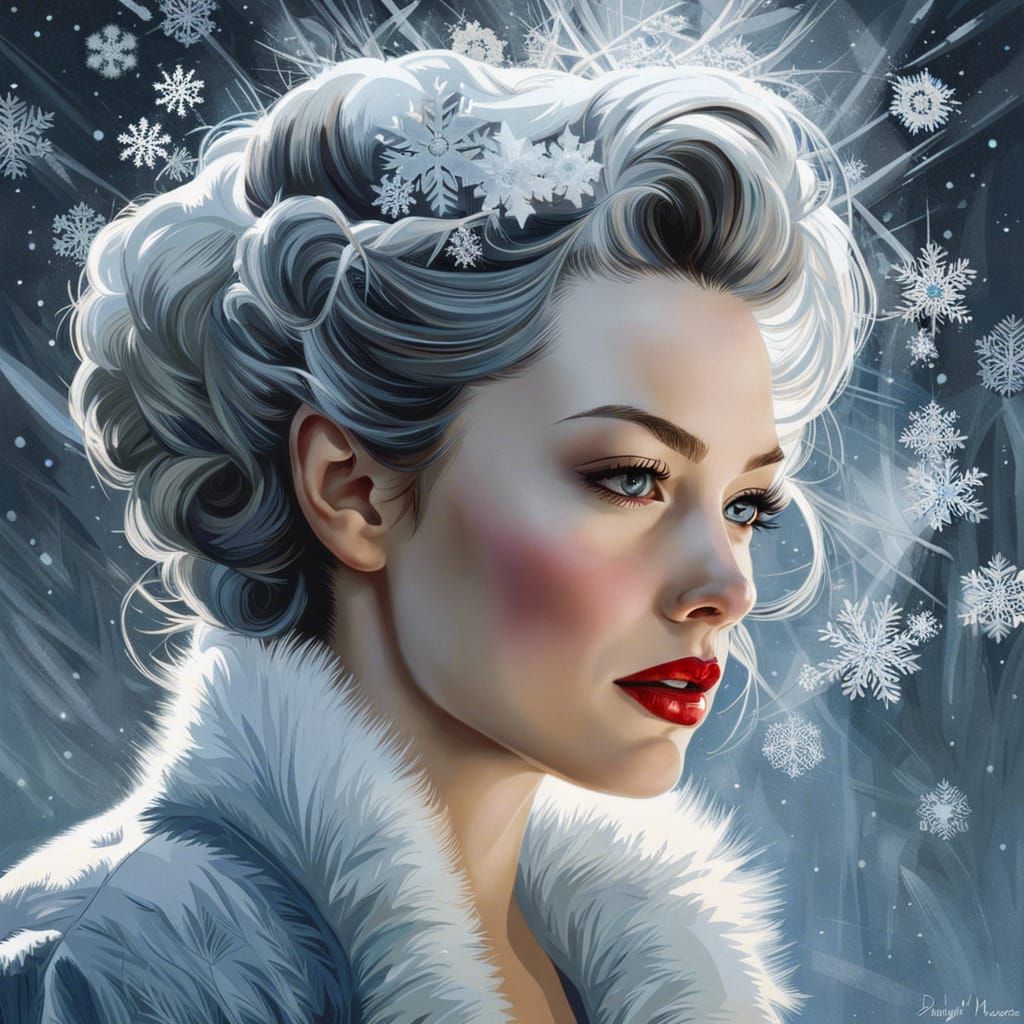 Lady of winter ❄🤍