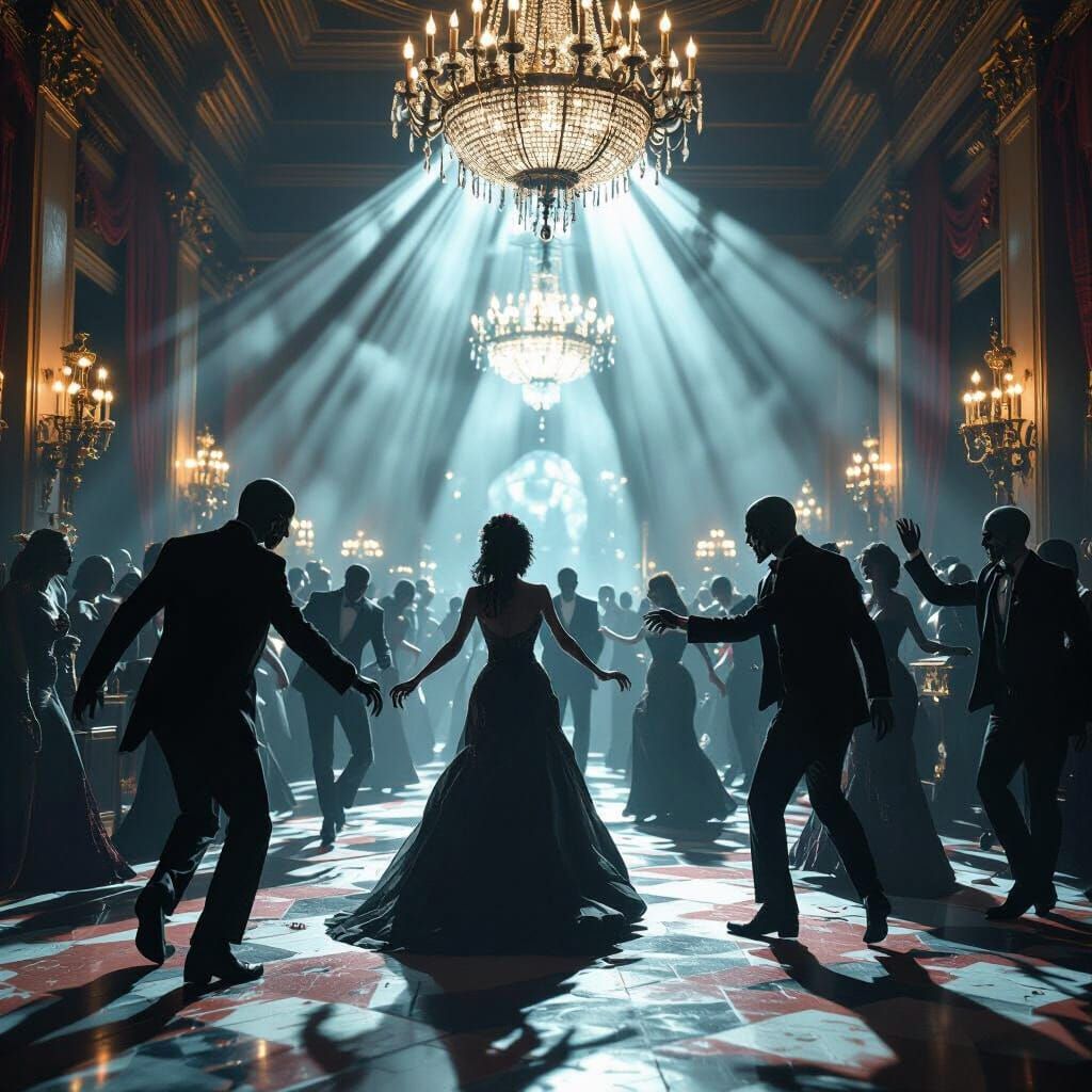 Haunted New Year Ball with Dancing Zombies