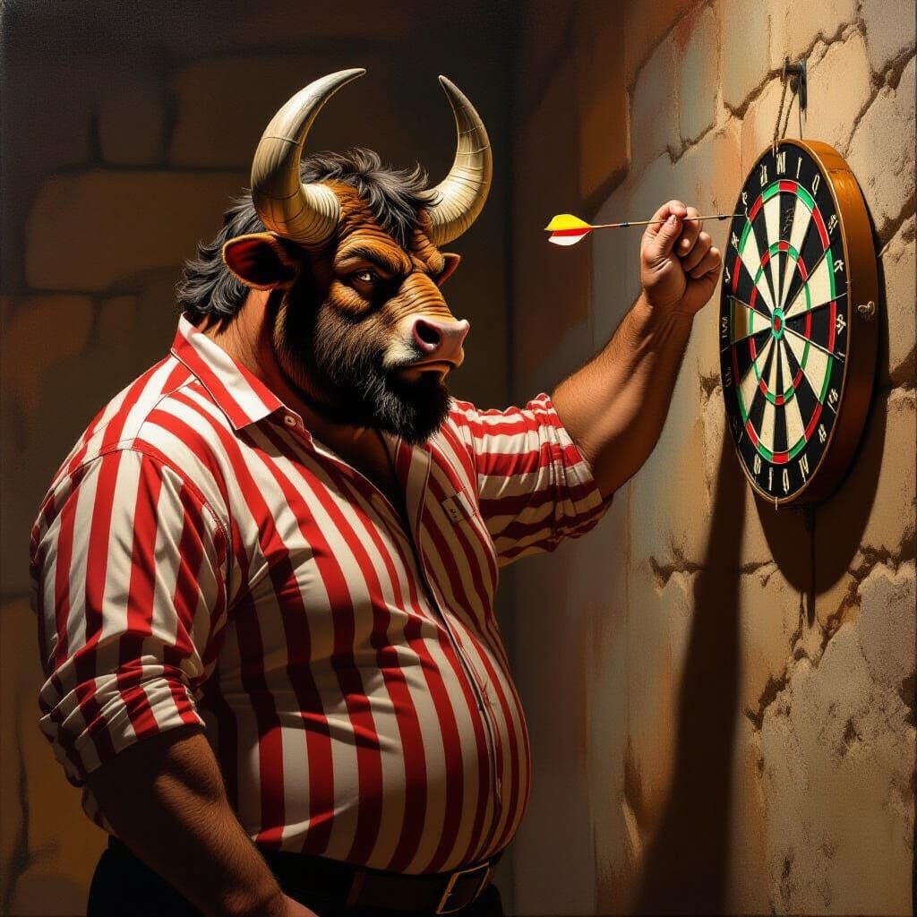 Bully before he got the Bullseye mascot job with ITV