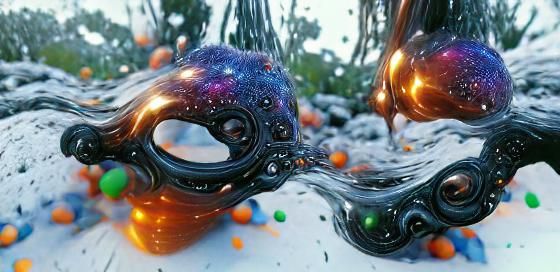 Exploding Nebulae with Strange Bubbles in Galactic Universe