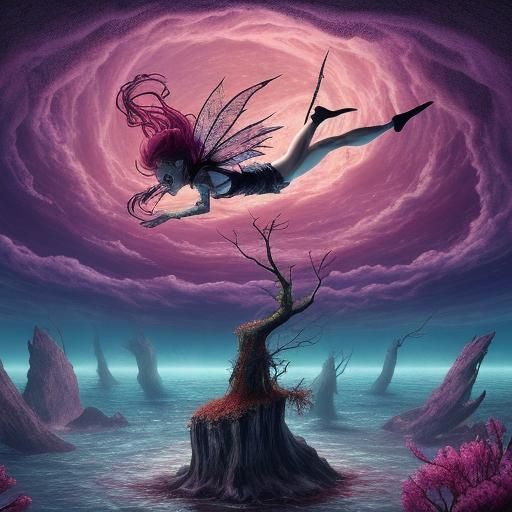 Fairy's Nightmare: Hurricane Horror Scene